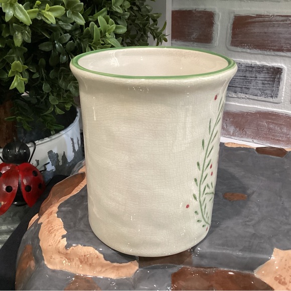 🟢 Vintage - Ceramic Crafted “Peace” themed Coffee or Tea Mug / Cup - Huge - Nice - Picture 4 of 9